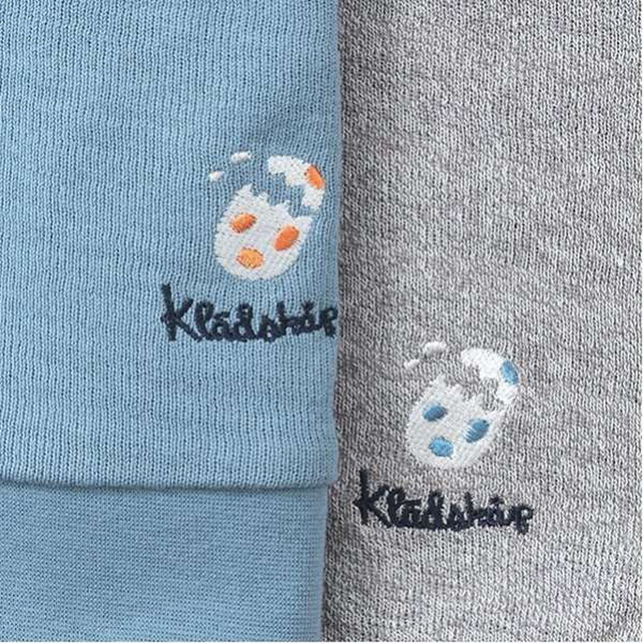 Dinosaur Embroidery Sleeve Line Long-Sleeve T-Shirt,Gray, large image number 12