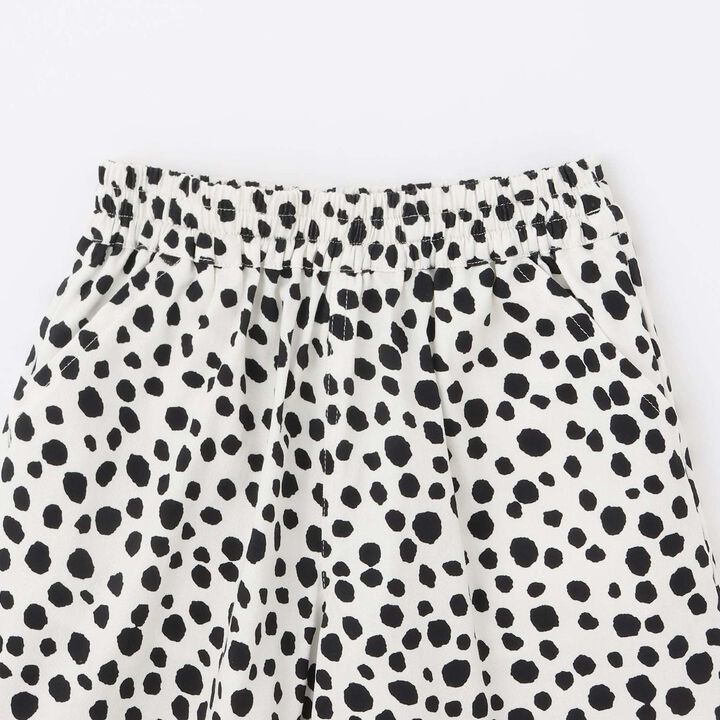 Stretch Easy-Move Assorted All-Over Pattern 4/4 Pants,Off white, medium image number 8