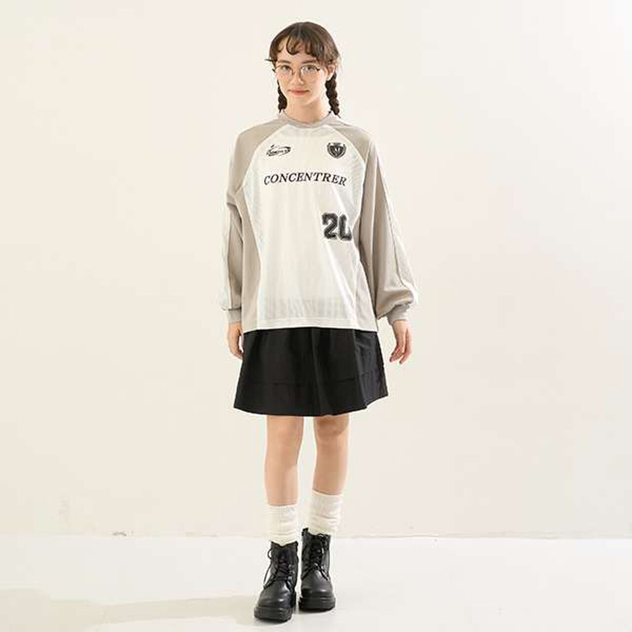 [AMI] Mesh Game Shirt,Off white, large image number 5