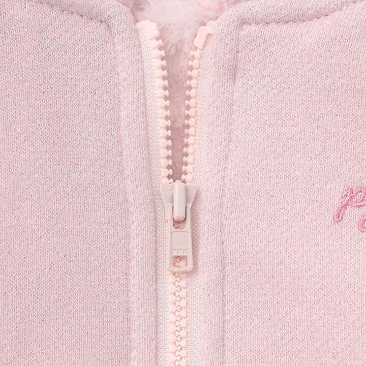 Lame Fleece 3 WAY Bomber Jacket,Light gray, medium image number 15