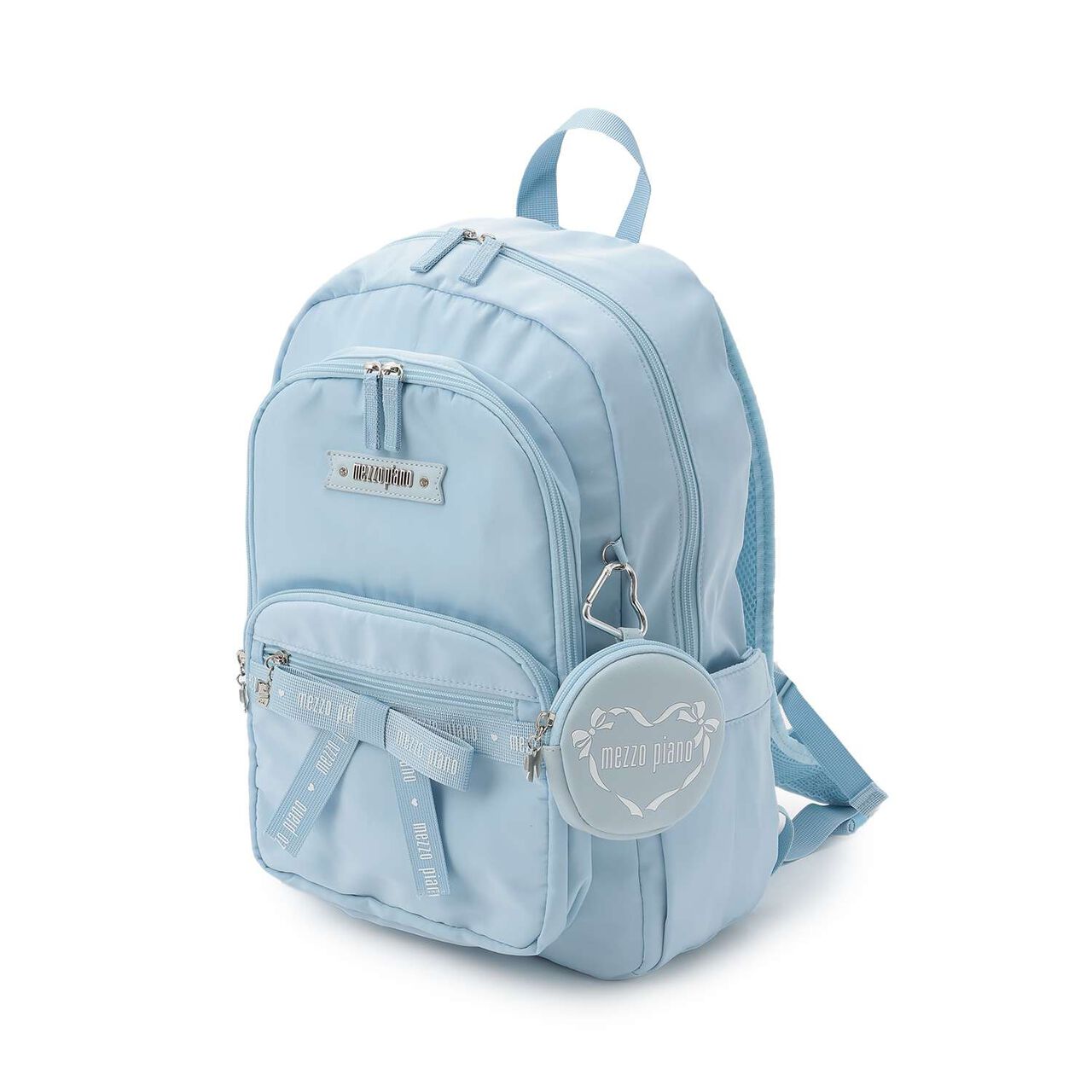 Large Logo Ribbon Backpack with Pouch - Approx. 23L Capacity,Sax blue, large image number 0