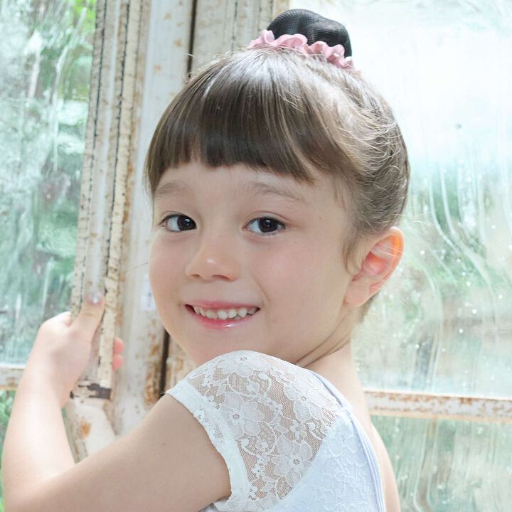 Ballet Petit Ribbon Bun Net,Light pink, medium image number 3