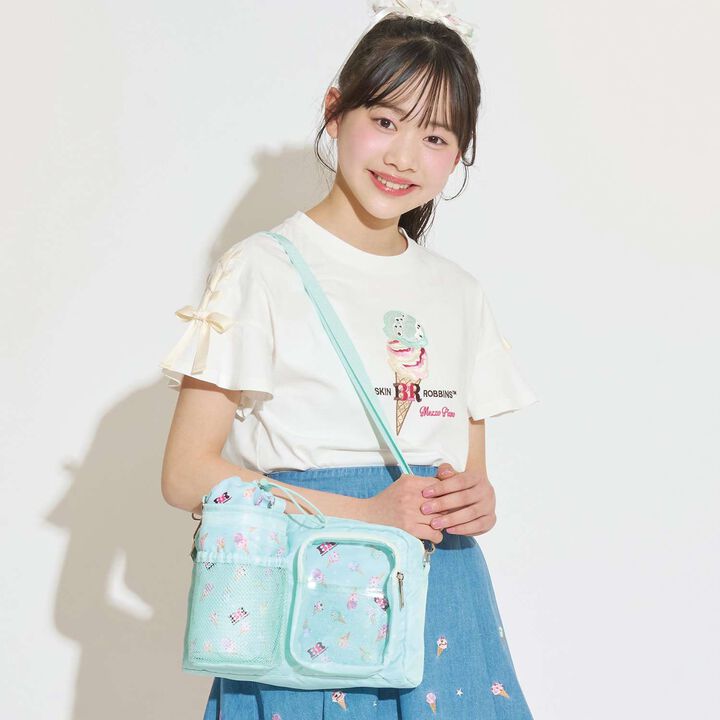 [Baskin-Robbins] Shoulder Bag with Bottle Holder,Emerald green, medium image number 14