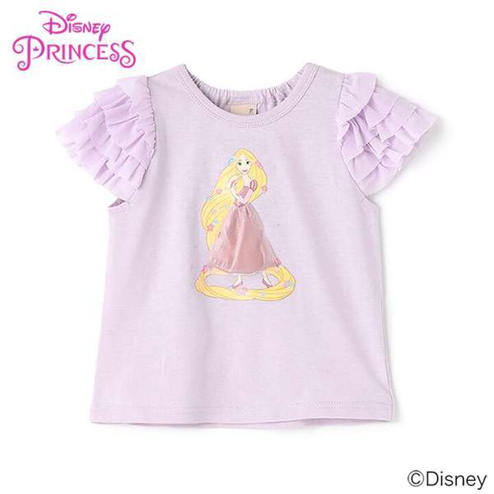 [Disney] Tulle Sleeve Graphic T-Shirt,Emerald green, medium image number 15