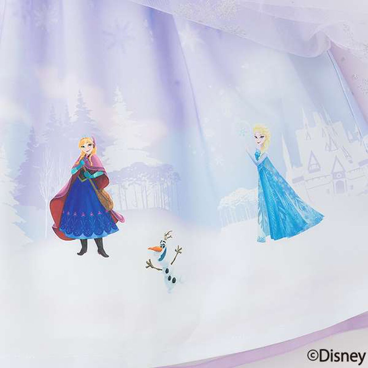 [Frozen] Elsa/Docking Dress,Lavender, large image number 2