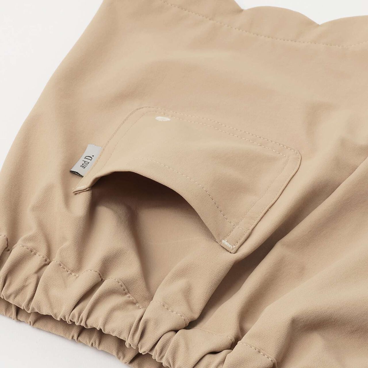 [Land and Water Use] Scallop Trim Shorts,Beige, large image number 14
