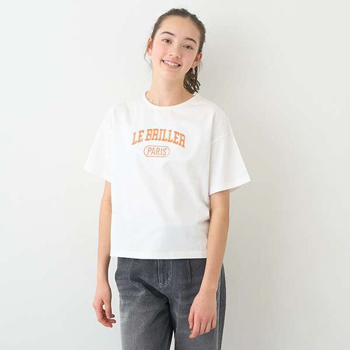 Sheer Knitwear T-Shirt Set,Light blue, medium image number 10