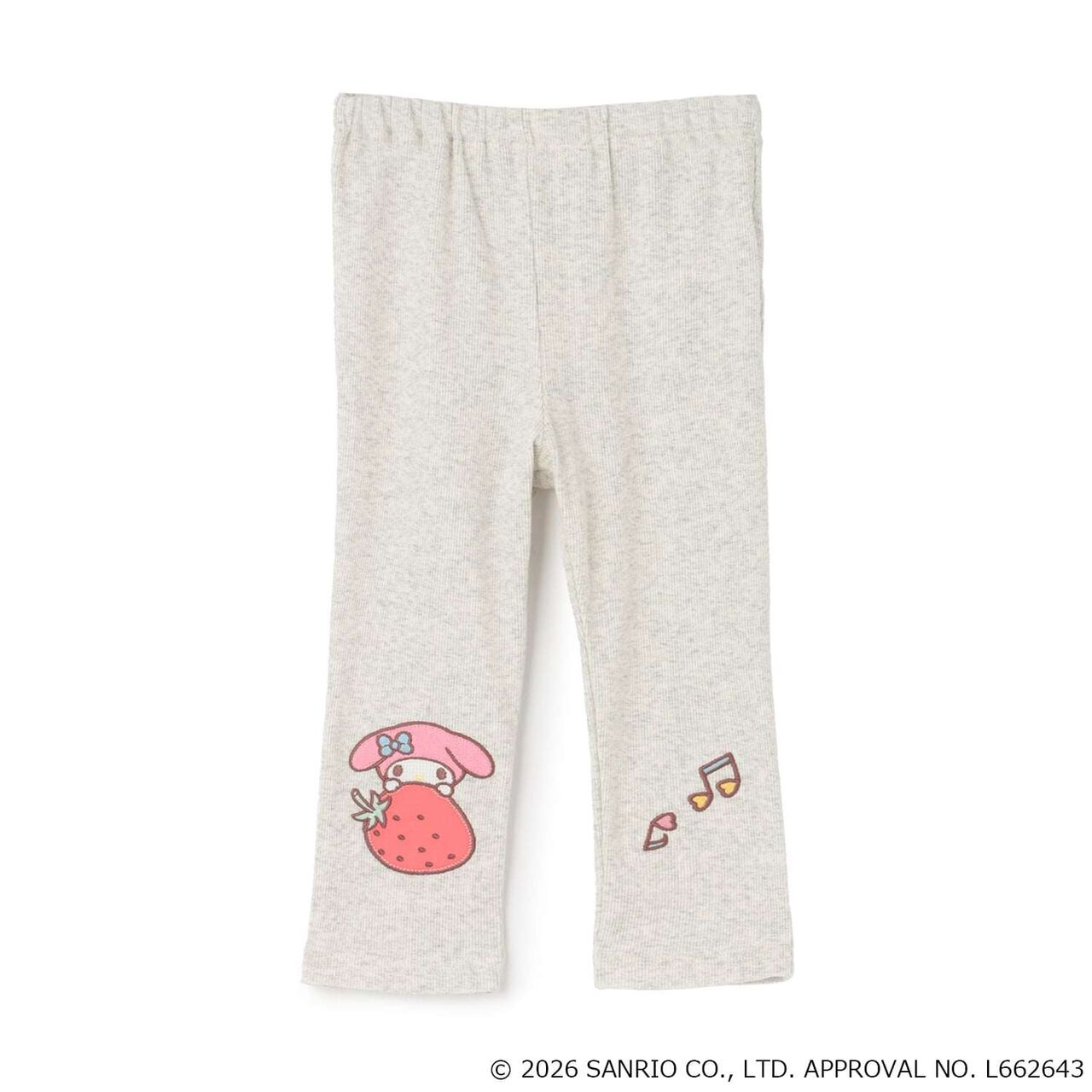 My Melody / Kuromi Leggings,Light gray, large image number 0