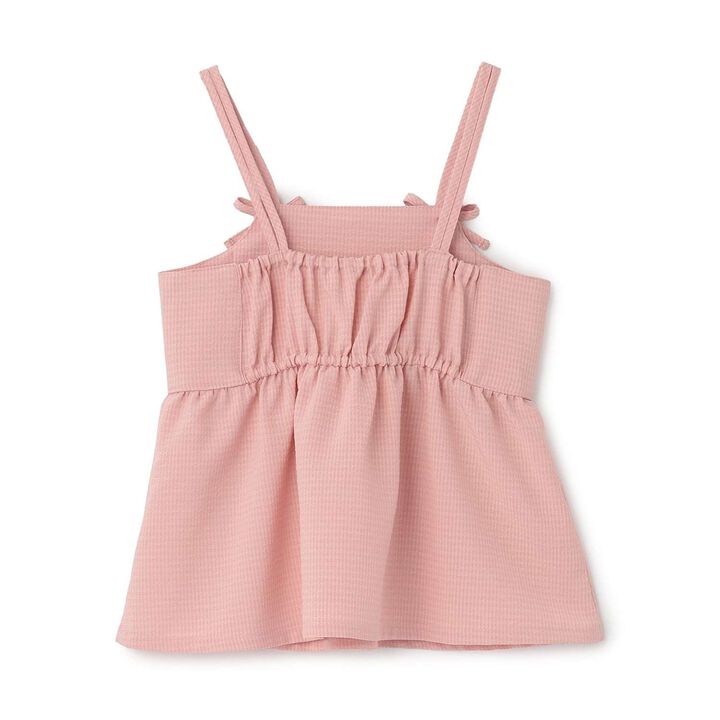 [With Side Pockets] Peplum Bustier for Girls [Kids' Clothing],Dark orange, medium image number 5