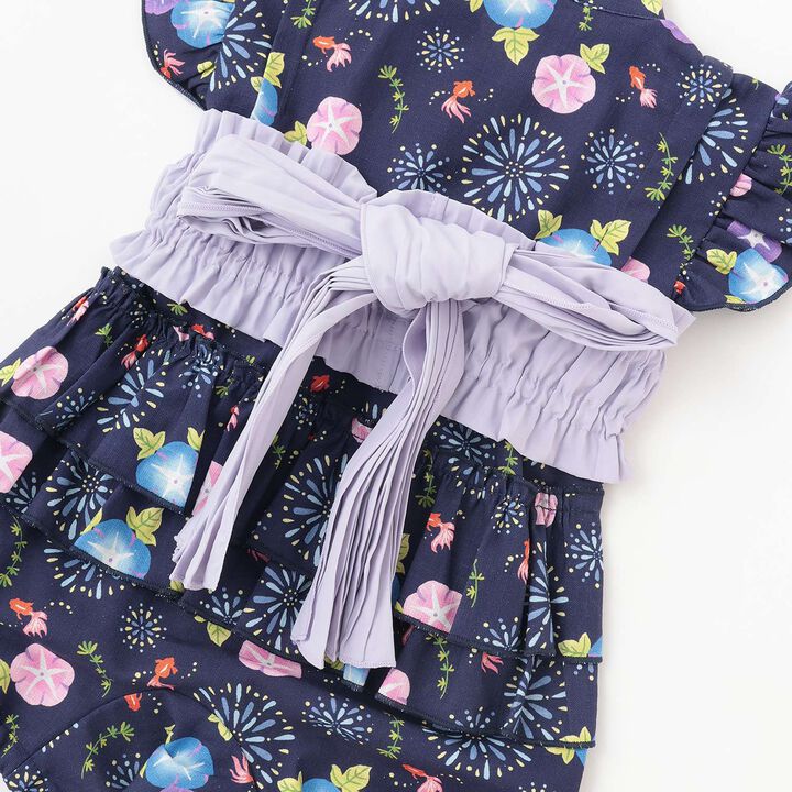 [Web Exclusive] Baby GIRLS Jinbei Set,Navy, medium image number 15
