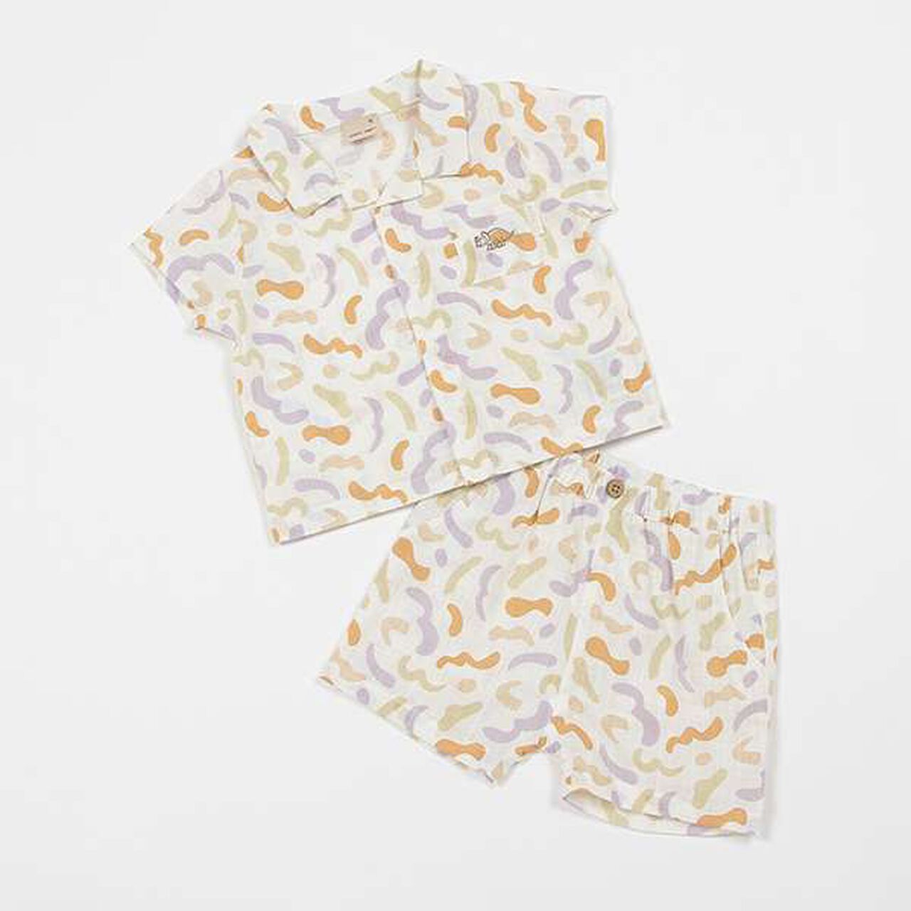 [Link] Cool Touch] Pattern Outfit Set (Baby Size),Multi color, large image number 0