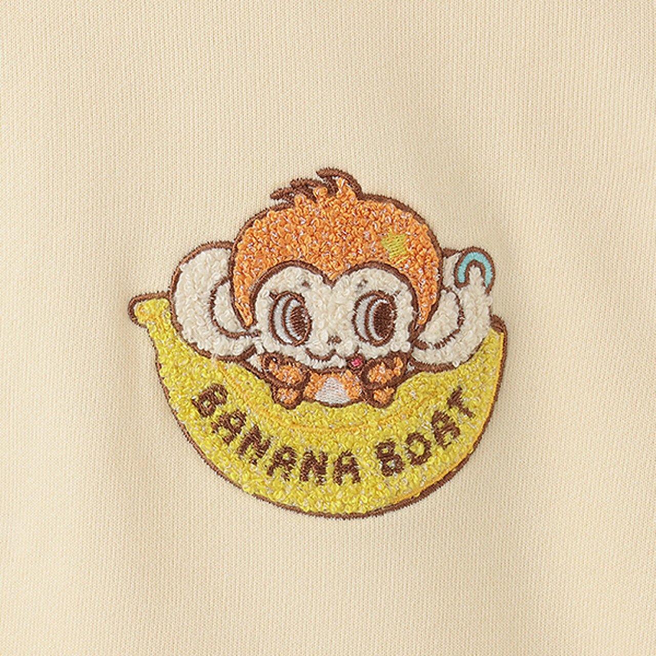 Lucky Sagara Embroidery Sweatshirt,Cream, large image number 10