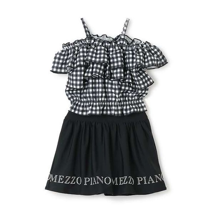 [SWIM] Off-Shoulder Frill Separate Swimsuit,Light pink, medium image number 15