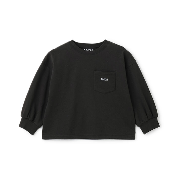 [MNCM] [Coordinatable Setup] Comfortable Jersey Fabric Pocket Big T-Shirt,Black, medium image number 1
