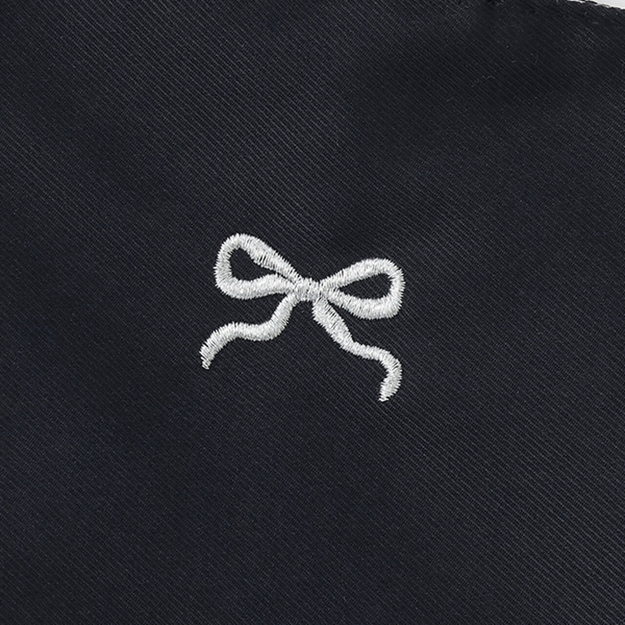 Frill Shoe Bag,Navy, large image number 9