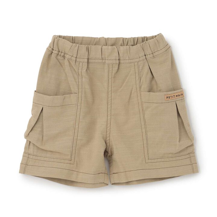 Cotton Rayon Woven Shorts,Sax blue, medium image number 8