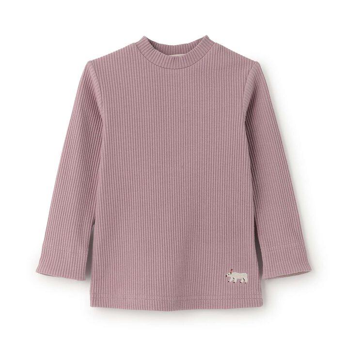 Ribbed Long-Sleeve T-Shirt,, medium