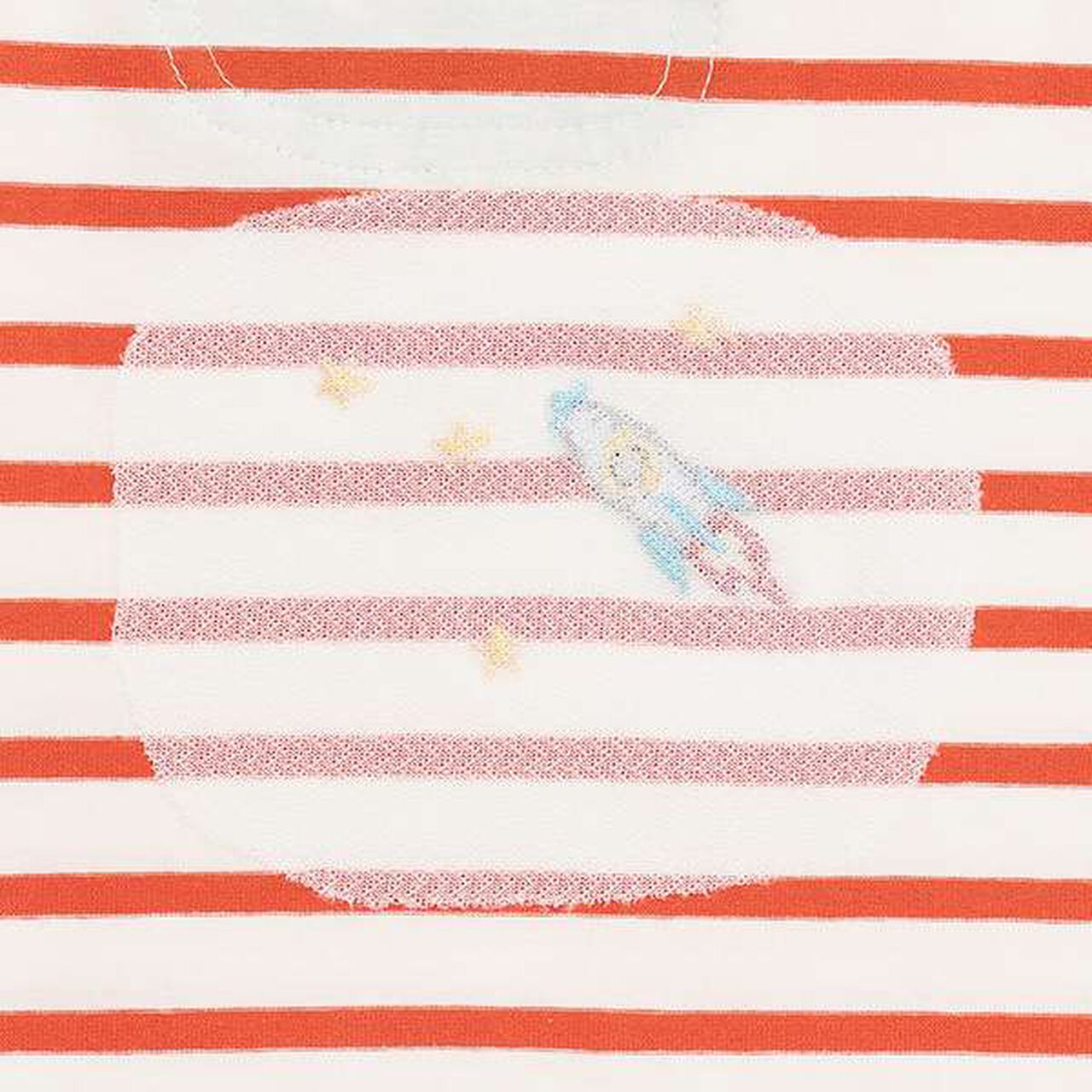 Alien Stripe Short Sleeve T-Shirt from Pocket,Off white, large image number 13