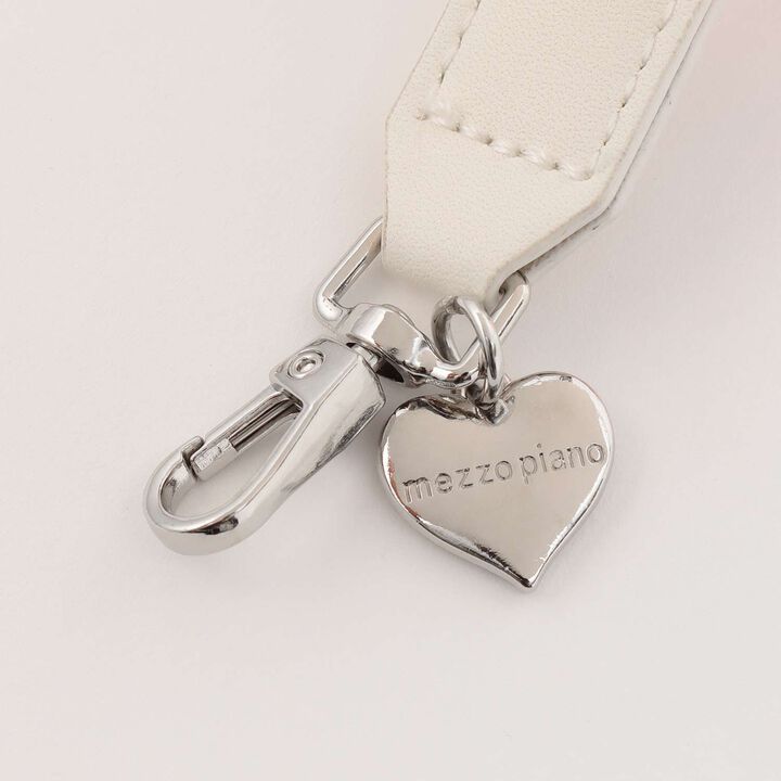 Cherry Berry Pattern Frill Shoulder Strap,Off white, medium image number 2