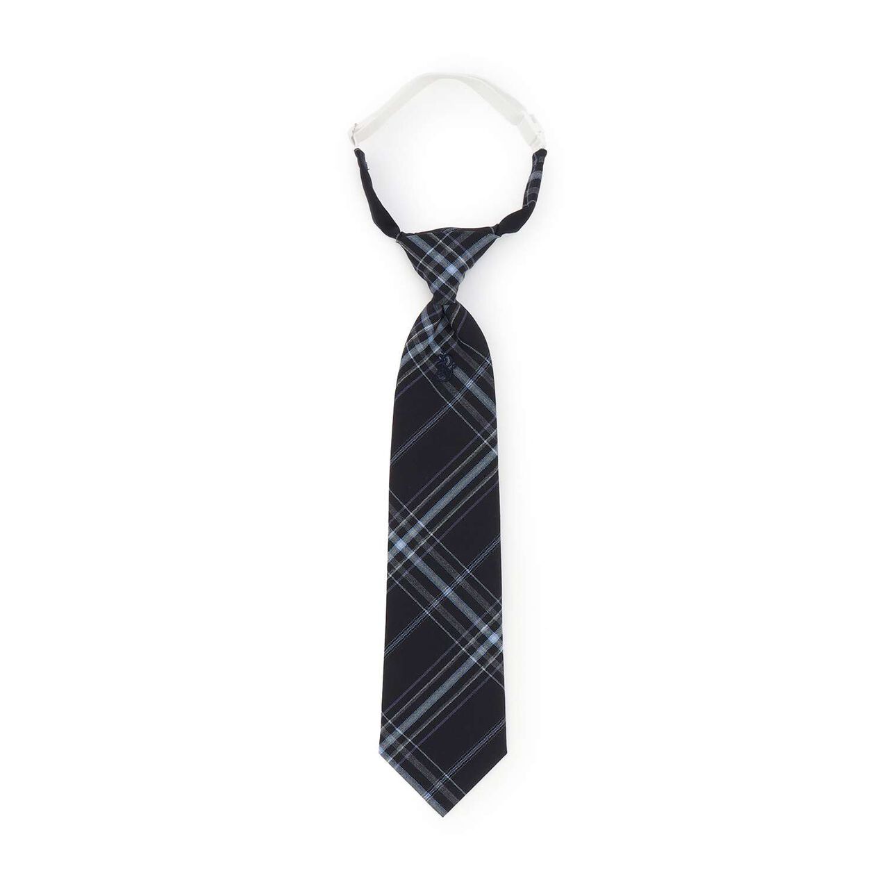 [Graduation Attire] Checkered Tie,Navy, large image number 6