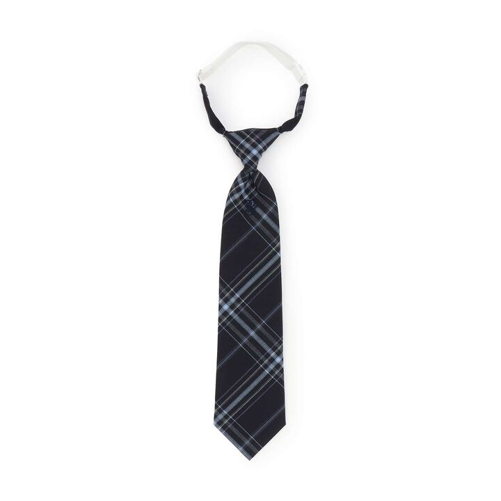 [Graduation Attire] Checkered Tie,Navy, medium image number 6