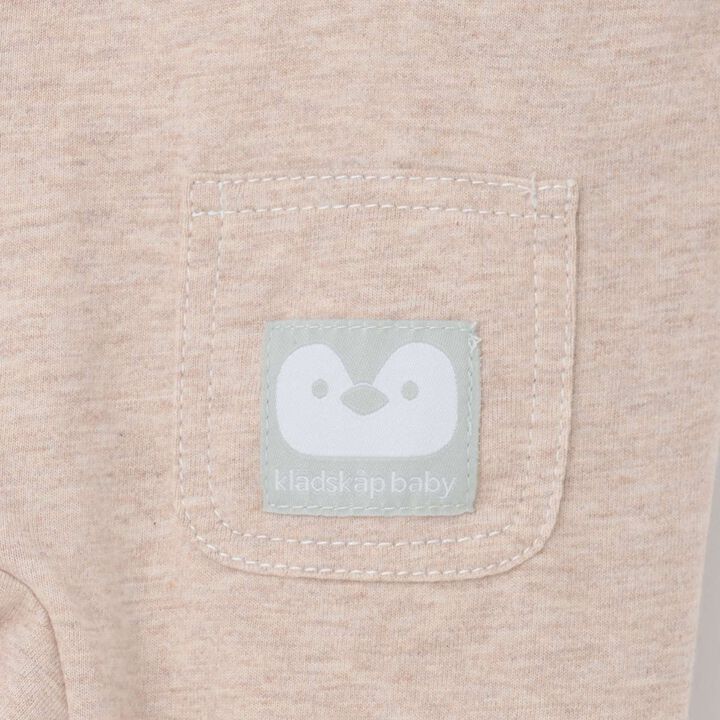 Animal Motif Short-Sleeve Coverall,Emerald green, medium image number 6