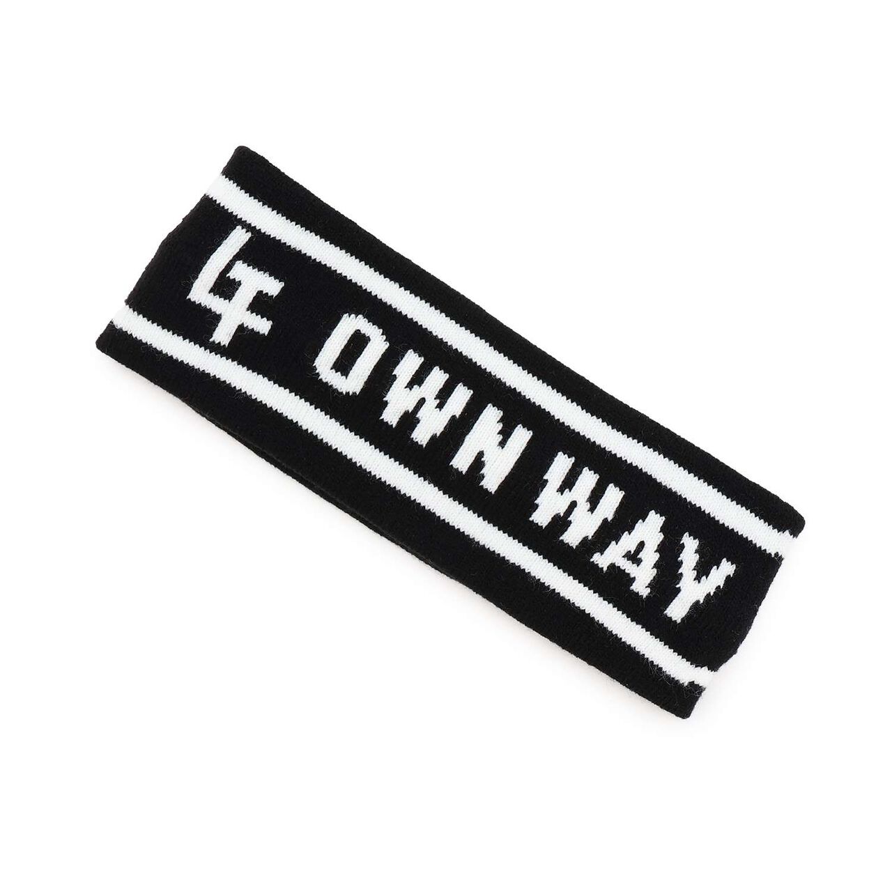 [LTXC] Jacquard Logo Headband,Pearl white, large image number 5