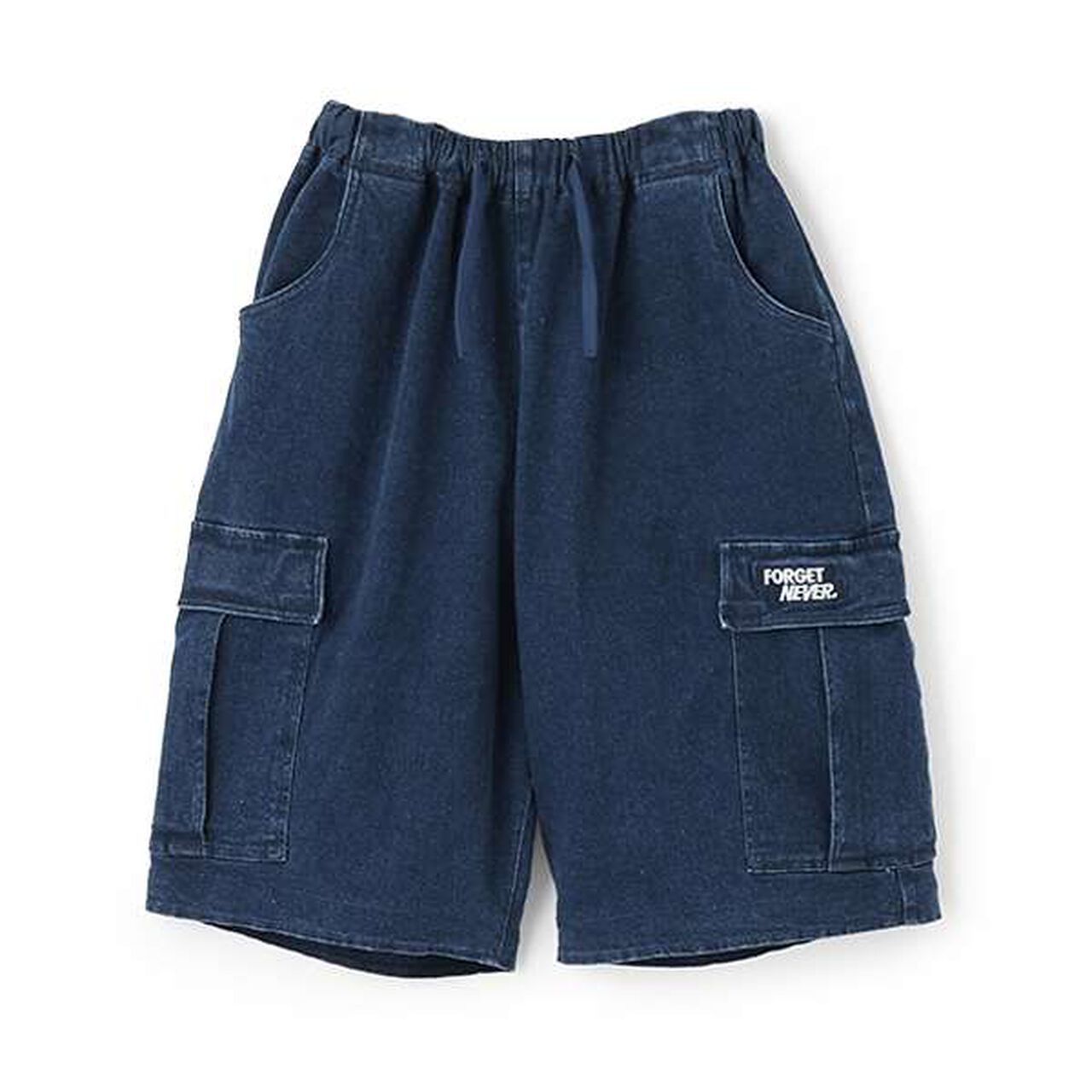 [FORGETNEVER] 2 WAY Denim Pants_GLSW,Deep blue, large image number 2