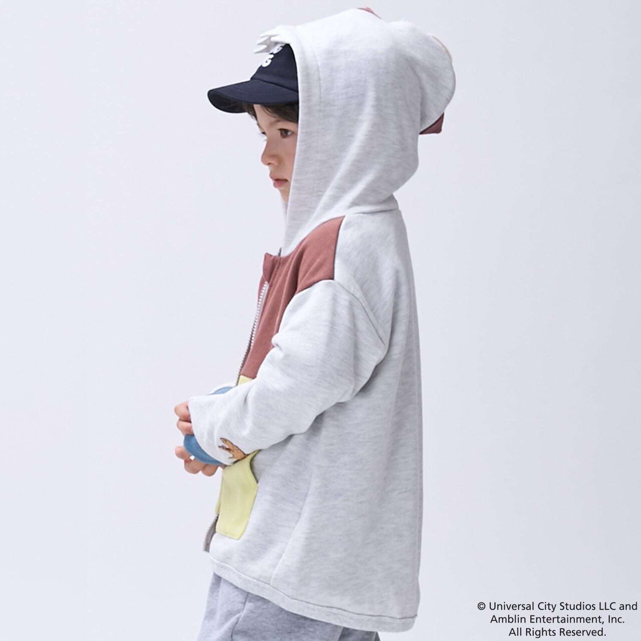 [JURASSIC WORLD] Dinosaur Hoodie,Green, large image number 2