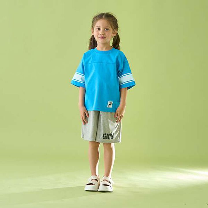 [Reversible] Line Print T-Shirt (Comfortable Jersey Fabric),Deep blue, medium image number 15