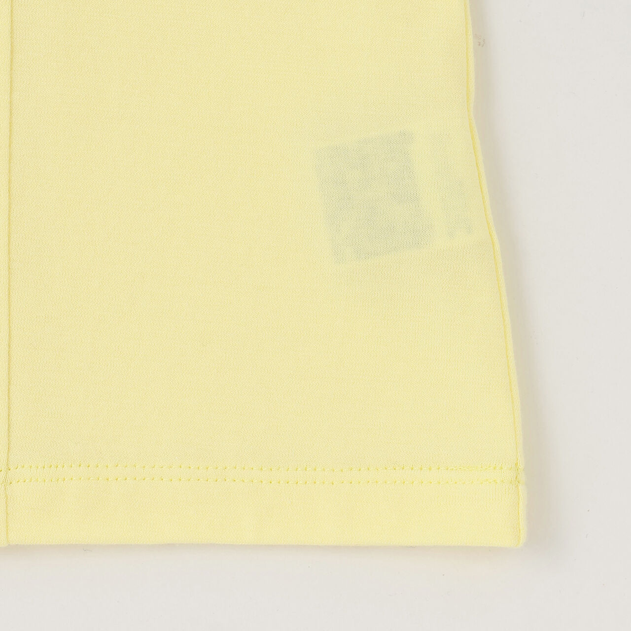 Off-Shoulder Frill T-Shirt [Cool Touch],Lemon yellow, large image number 4