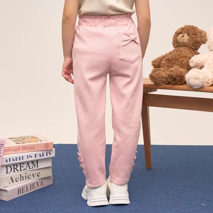 Tomo Pants [Anti-Stain, Quick-Dry] Ribbon Straight Pants,Ivory, medium image number 25