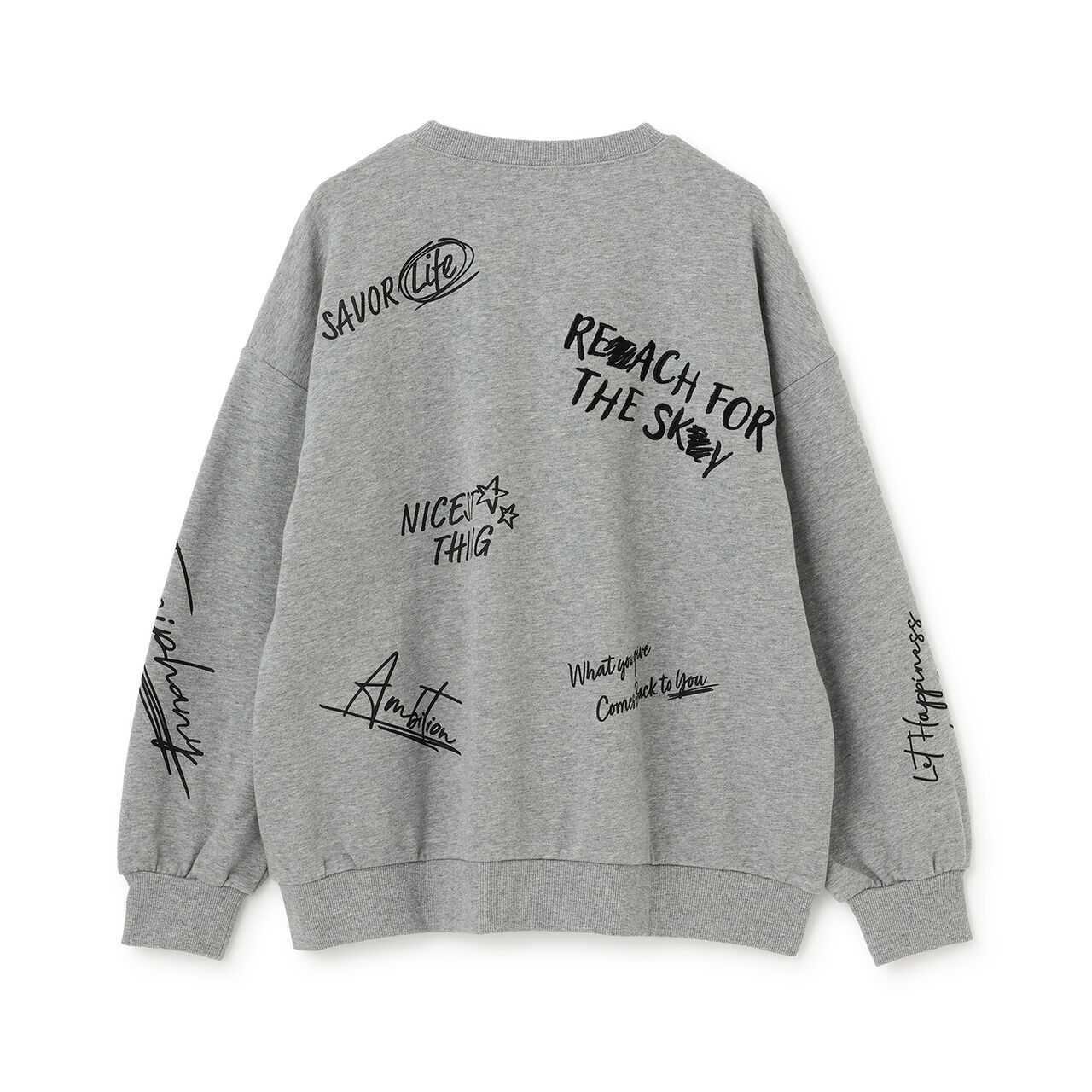 [LTXC/Cotton 100%] Graphic Pullover,Off white, large image number 9