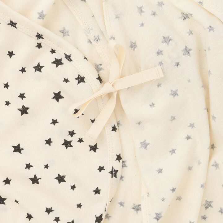 Organic Star Newborn Wear [Made in Japan],Pearl white, medium image number 5