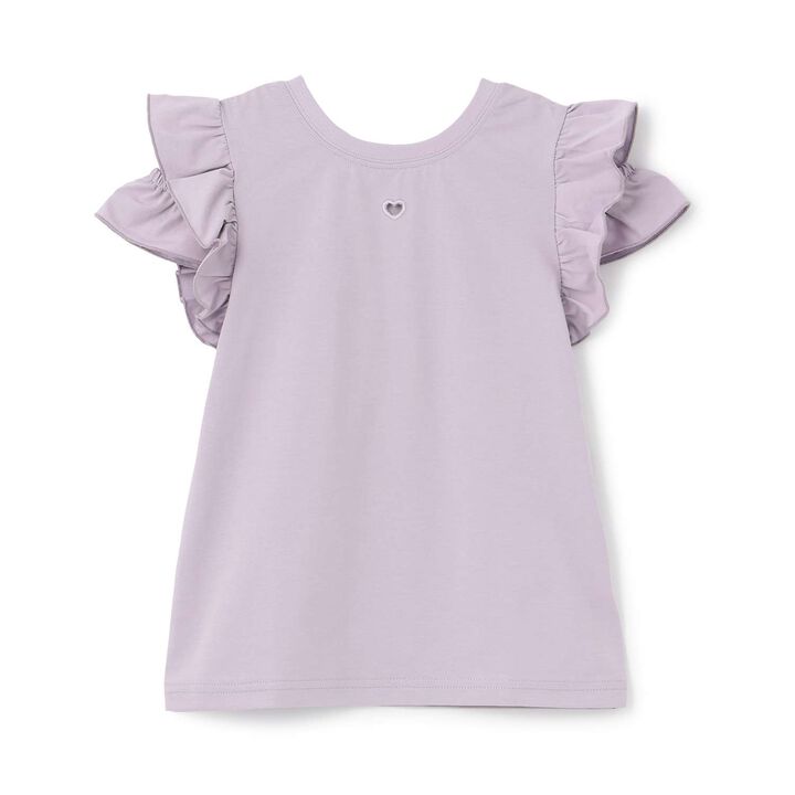[防曬] [正反皆可穿] [遮熱天竺棉] 設計袖T恤 [兒童服裝] [童裝] [女孩],薰衣草紫, medium image number 12