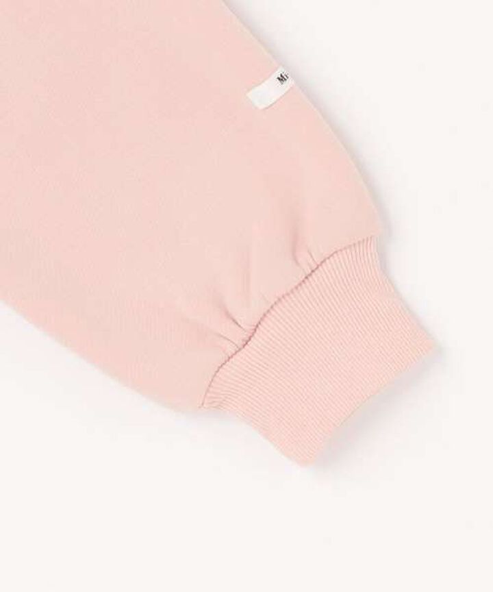 Lace Logo Sweatshirt [Korean Fashion],Navy, medium image number 7