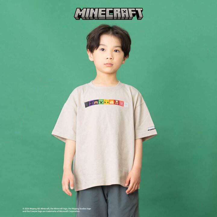 [Minecraft] Square Icon Face Short-Sleeve T-Shirt,, medium