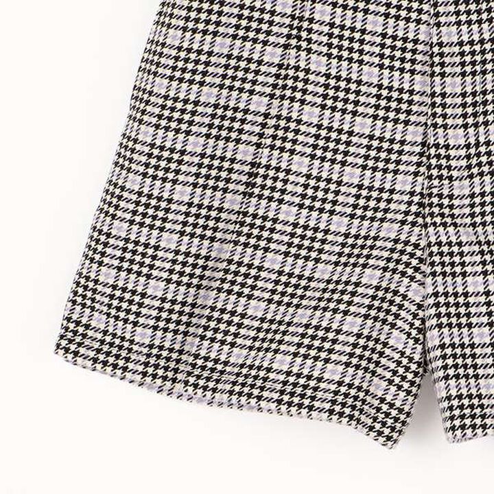 Houndstooth Shorts,Black, medium image number 7