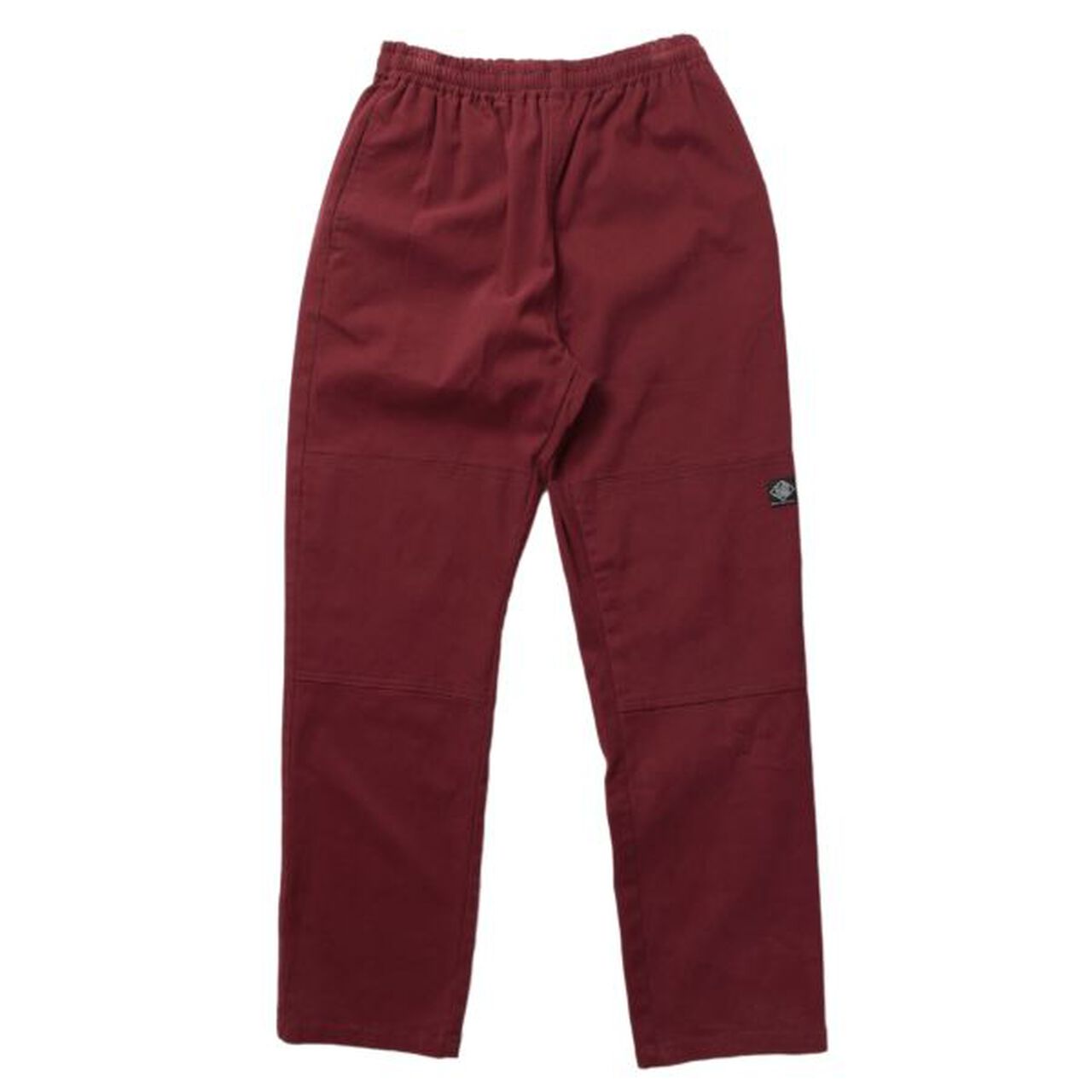 [Adult Size Available] Color Twill Double Knee Pants,Black, large image number 1