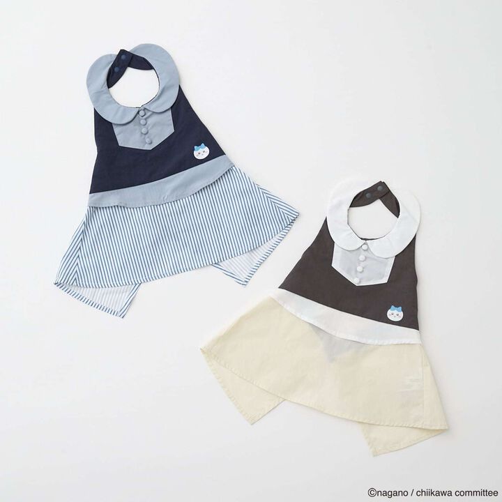[Anime Chiikawa] Dining Apron with Collar,Light blue, medium image number 8