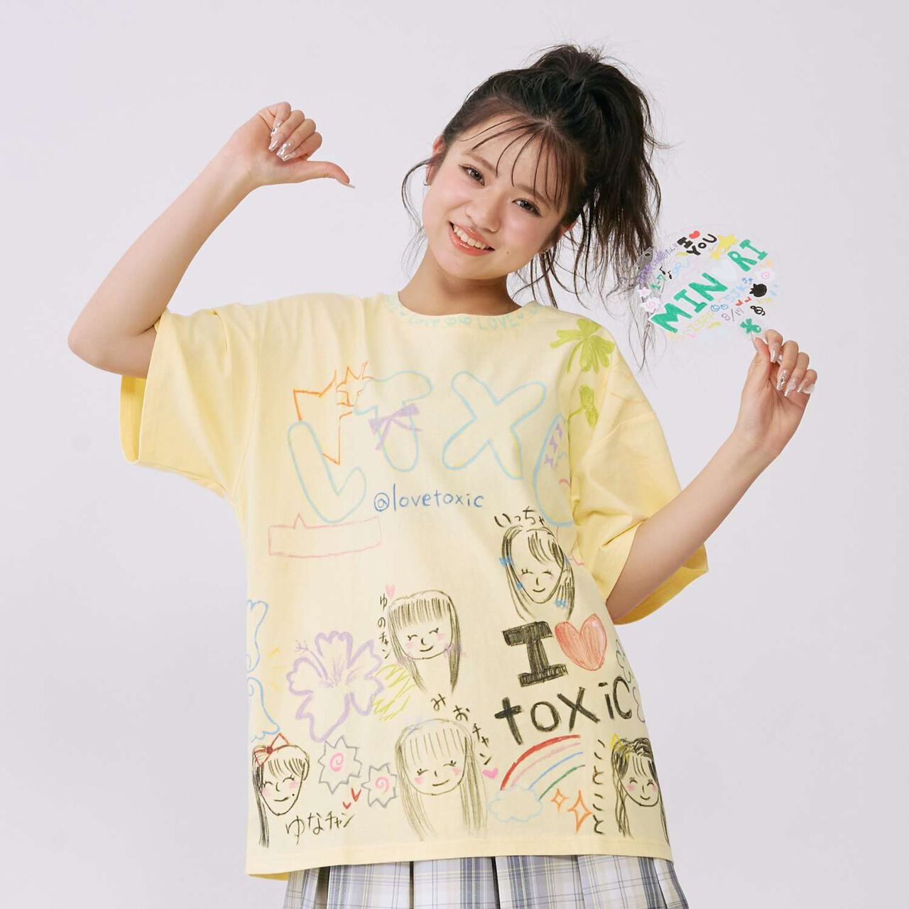 [LTXC / 100% Cotton / GOOD PRICE] Custom Decor Loose Half Sleeve T-Shirt,Black, large image number 6