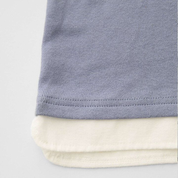 [Anime Chiikawa] Star Logo Appliqu&eacute; Pocket T-Shirt,Light blue, medium image number 14