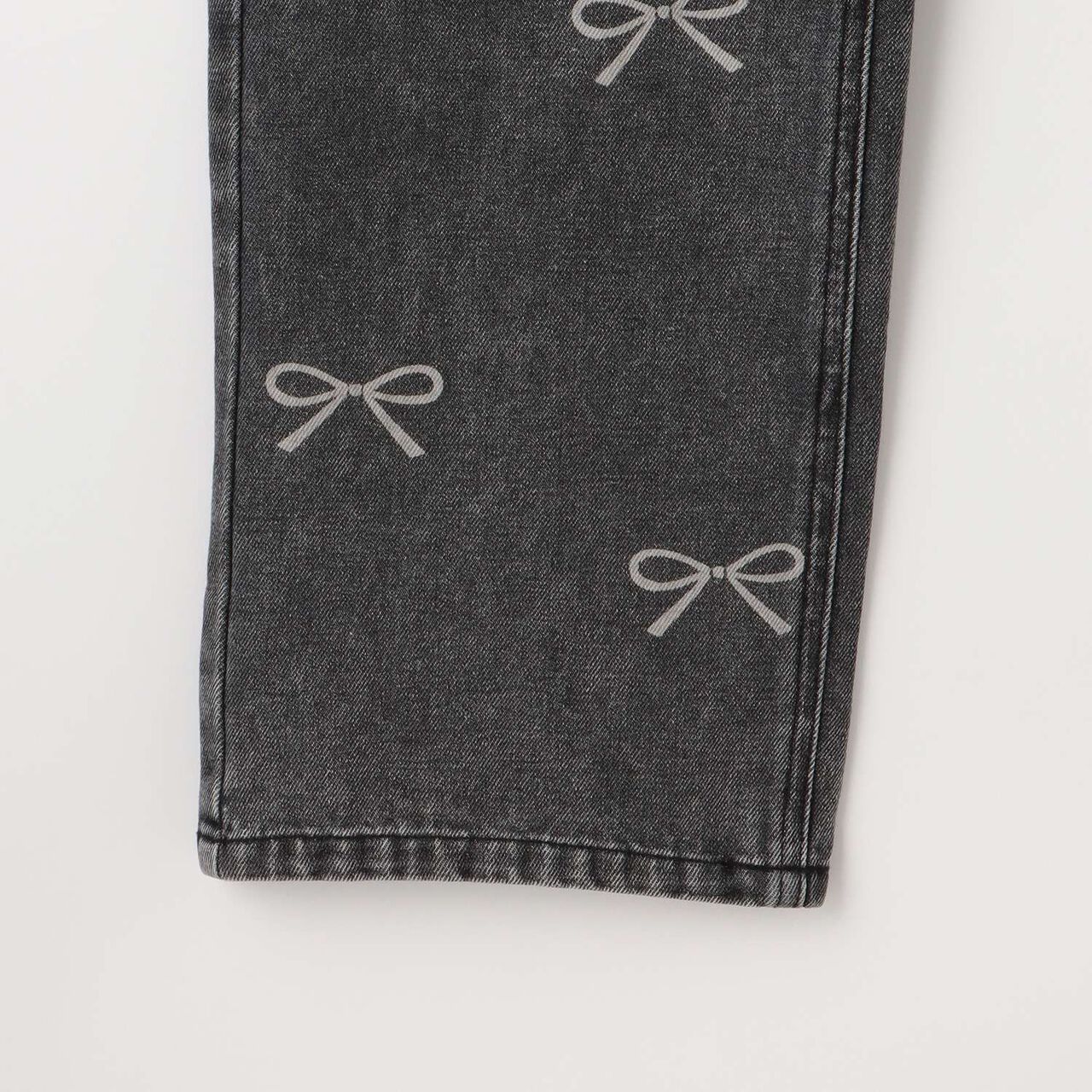 Ribbon Tie-Dye Pants,Gray, large image number 8