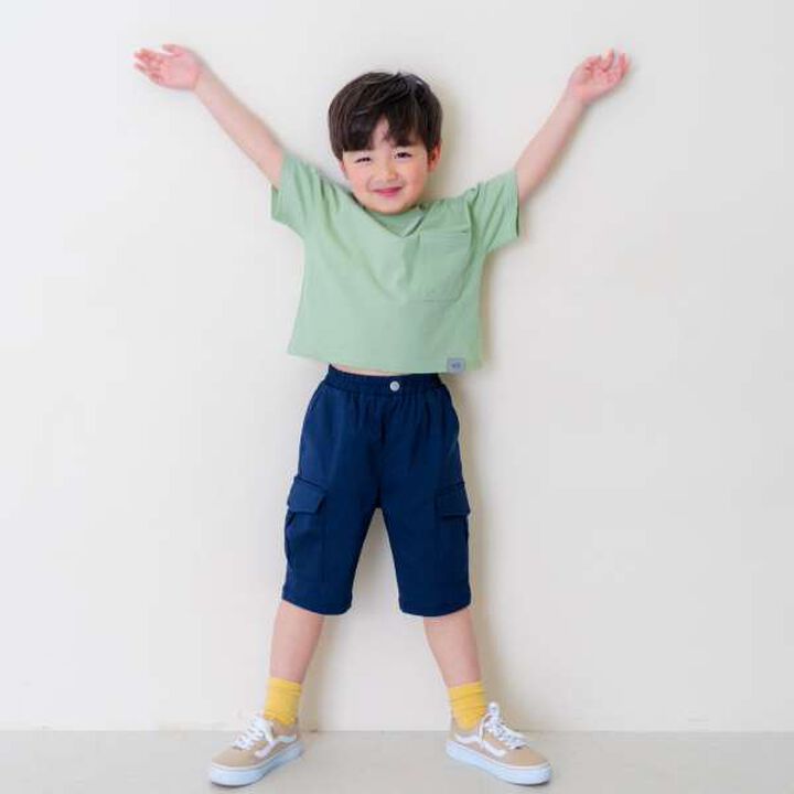 Cargo Half Pants,Light gray, medium image number 6