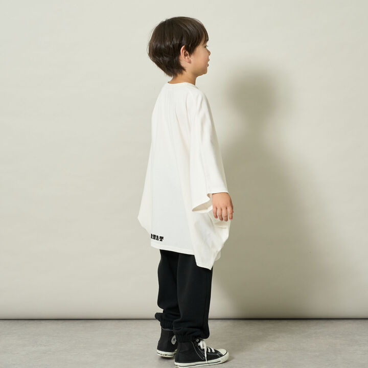 [Halloween] Stain-Resistant, Quick-Dry & UV-Protection Ghost T-Shirt,Ivory, medium image number 1