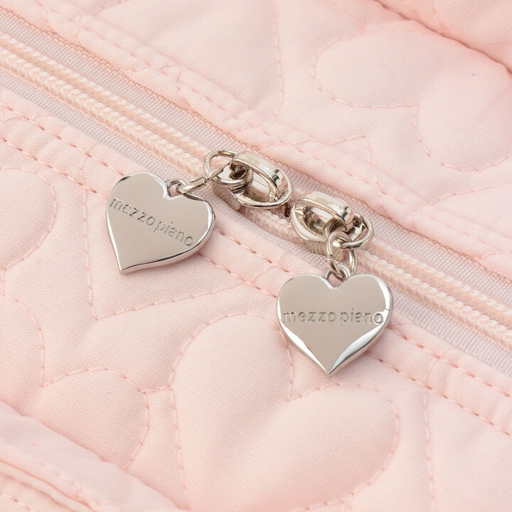 Mezzo Piano Mama Rabbit Appliqu&eacute; Mother's Shoulder Bag,Light pink, medium image number 2