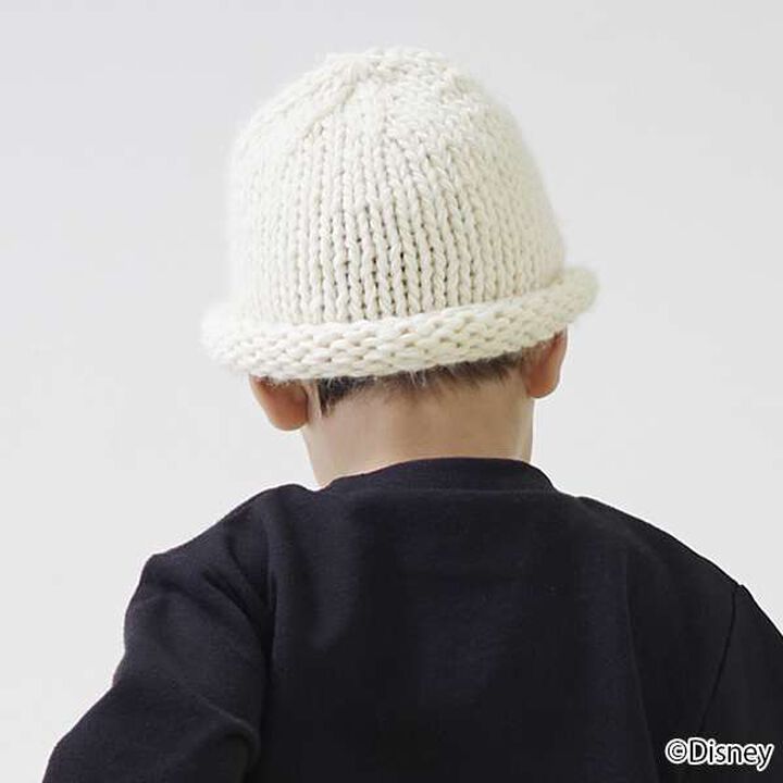 Low Gauge Roll Knit Hat,Lavender, medium image number 5