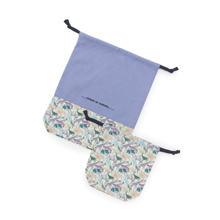 Zoo Queue Drawstring Bag Set (2 Pieces),, medium