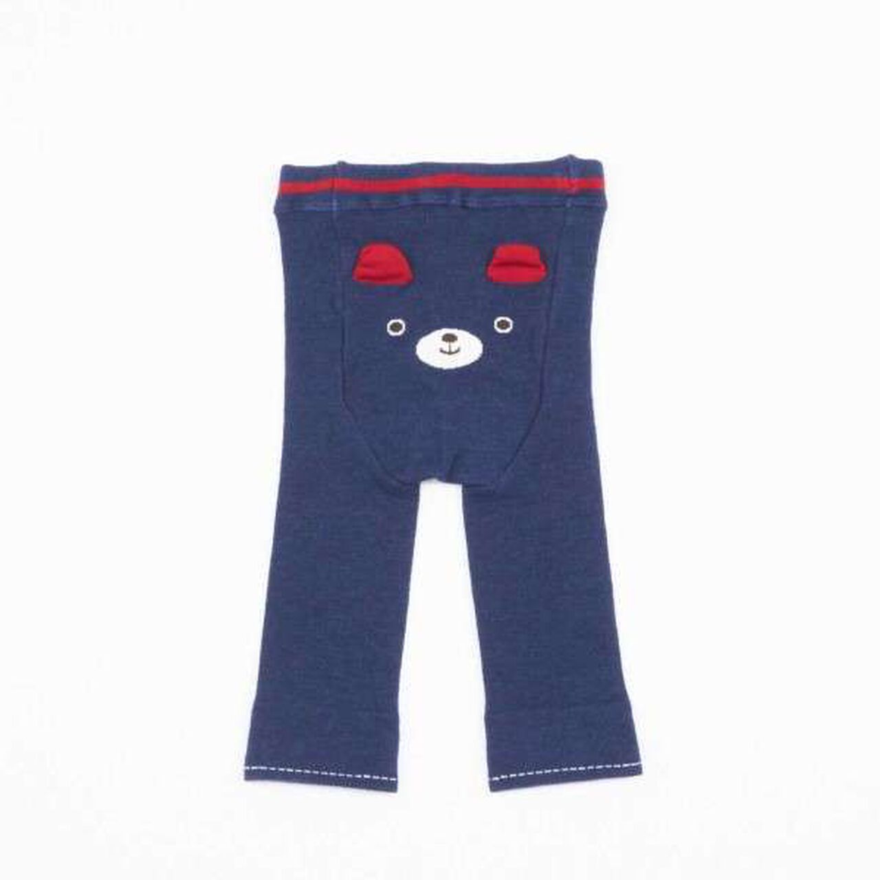 [Made in Japan] KPBOY Bear Ear Baby Tights Spats (7/8 Length) (0-0),Navy, large image number 3