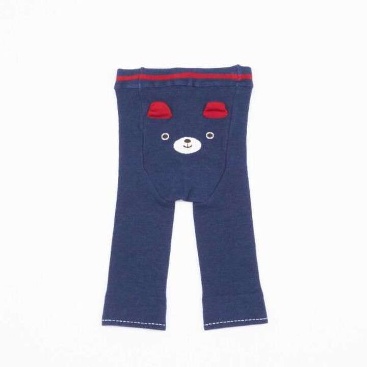 [Made in Japan] KPBOY Bear Ear Baby Tights Spats (7/8 Length) (0-0),Navy, medium image number 3